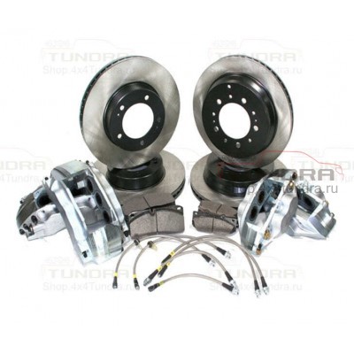 StopTech Big Brake R18 front and rear brake system kit for Toyota Tundra 2007-2021