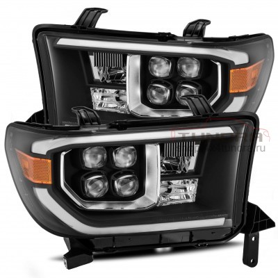 AlphaRex NOVA-Series LED Projector Headlights (Black) for 07-13 Toyota Tundra / 08-21 Toyota Sequoia