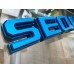 Буквы SEQUOIA анодированный алюминий комплект для Toyota Sequoia